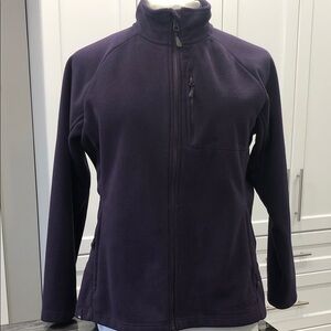 WindRiver Women’s XL Purple Full-Zip Fleece Jacket with Multiple Pockets
